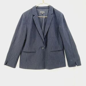 NEW Ann Taylor Black Pin Stripe Business Casual Office Academia P4631